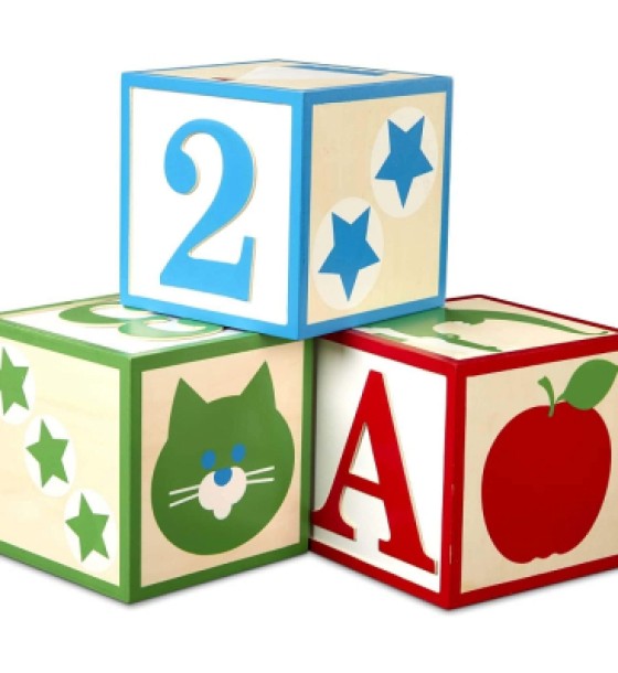 Кубики Melissa&Doug Набір з 3-х великих дерев'яних кубиків (MD30543)