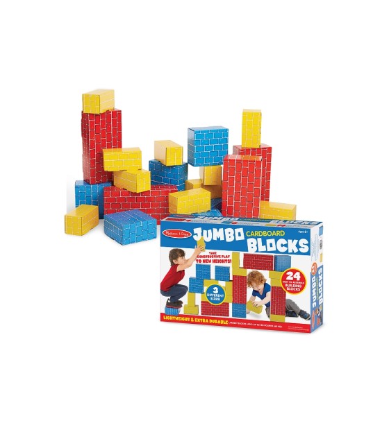 Кубики Melissa&Doug Набір картонних блоків, 24 штуки (MD2783)