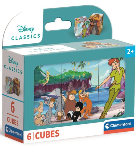 Кубики Clementoni пазл Disney Classic, 6 елементів (40657)