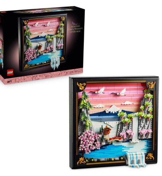 Конструктор LEGO ART Японський пейзаж із цвітом сакури (31218)