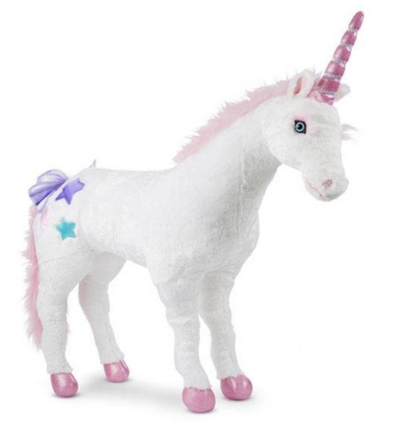 М'яка іграшка Melissa&Doug Великий плюшевий єдиноріг Джамбо (MD18801)