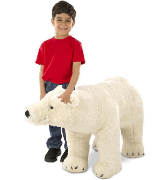 М'яка іграшка Melissa&Doug плюшевий полярний ведмідь, 91 см (MD8803)