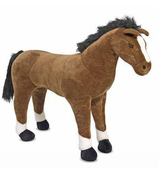 М'яка іграшка Melissa&Doug Гігантська плюшевий кінь, 100 см (MD12105)