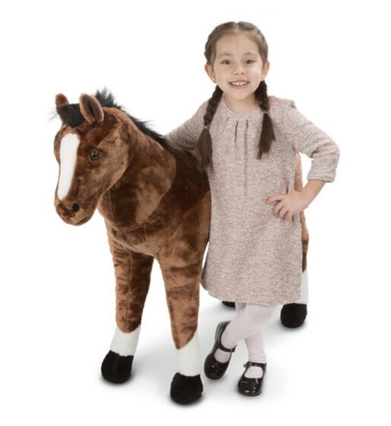 М'яка іграшка Melissa&Doug Гігантська плюшевий кінь, 100 см (MD12105)