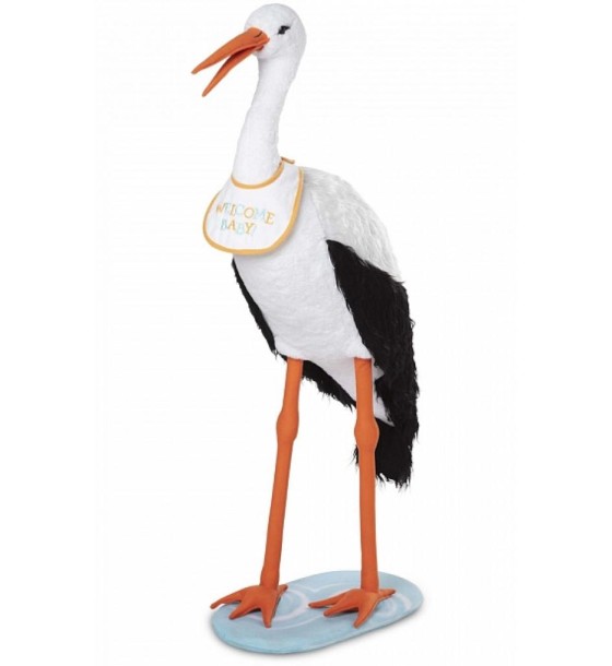 М'яка іграшка Melissa&Doug Гігантський плюшевий лелека, 115 см (MD30407)