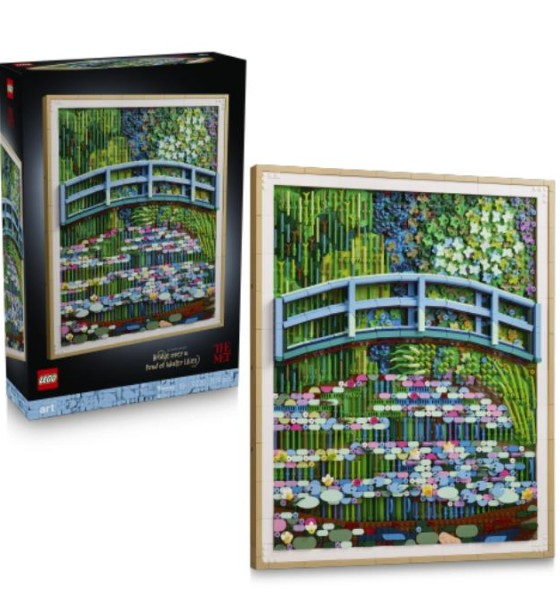 Конструктор LEGO ART «Міст над ставком із лататтям» Клода Моне (31220)
