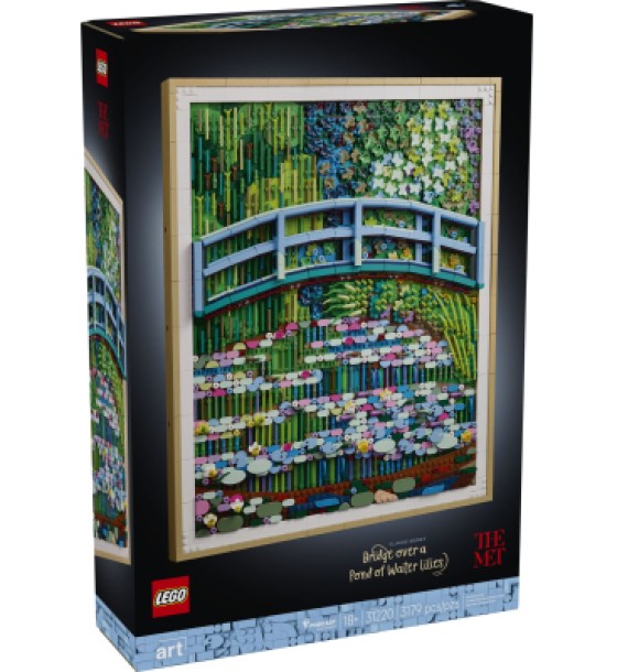 Конструктор LEGO ART «Міст над ставком із лататтям» Клода Моне (31220)