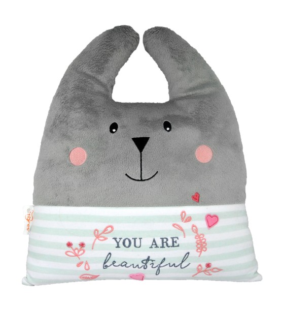 М'яка іграшка Tigres Подушка - зайчик you are beautiful (ПД-0302)
