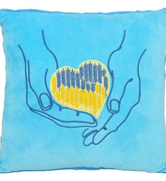 М'яка іграшка Tigres Подушка Серце в долонях (ПД-0442)