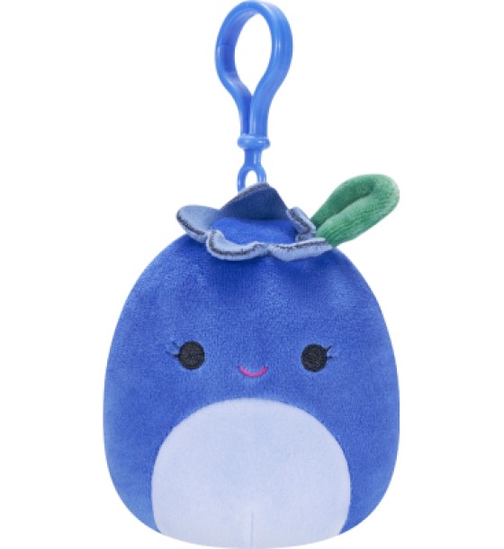 М'яка іграшка Squishmallows на кліпсі – Чорниця Блубі 9 см (SQCP00147)