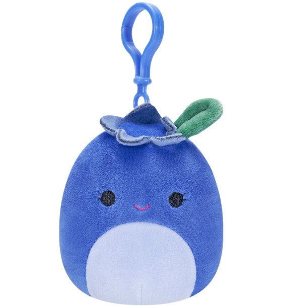М'яка іграшка Squishmallows на кліпсі – Чорниця Блубі 9 см (SQCP00147)