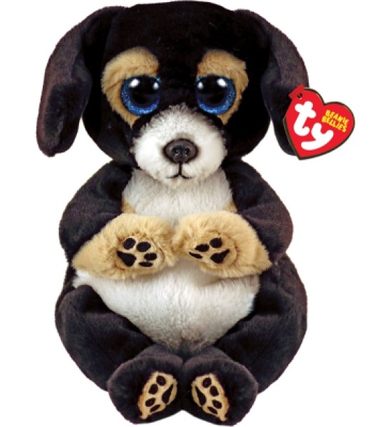 М'яка іграшка Ty Beanie Bellies Чорний пес Dog 15 см (40700)