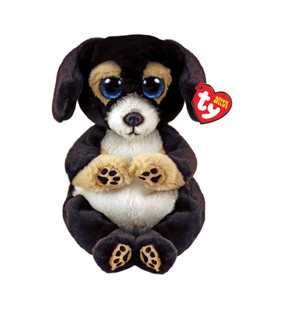 М'яка іграшка Ty Beanie Bellies Чорний пес Dog 15 см (40700)