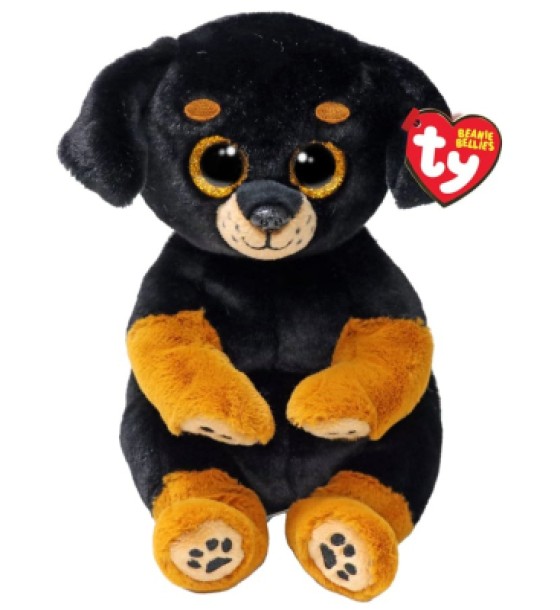 М'яка іграшка Ty Beanie bellies Пес ROTTWEILER 25 см (41290)
