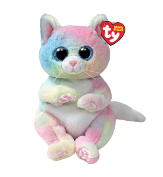 М'яка іграшка Ty Beanie bellies Райдужний кіт CAT 25 см (41291)