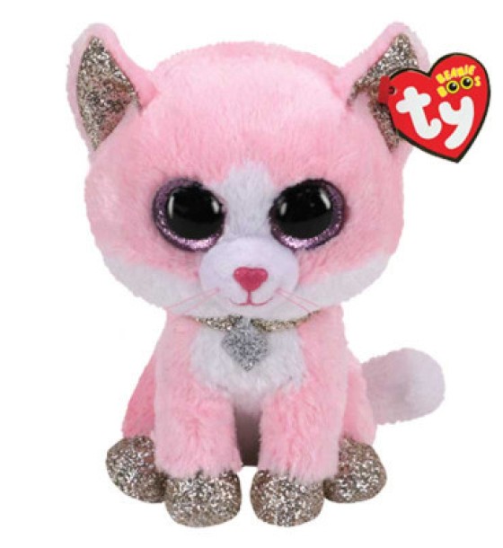 М'яка іграшка Ty Beanie Boo's Рожеве кошеня FIONA 15 см (36366)