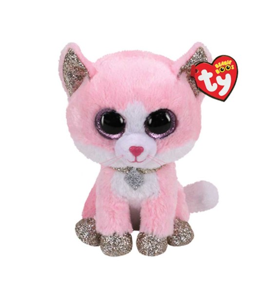 М'яка іграшка Ty Beanie Boo's Рожеве кошеня FIONA 15 см (36366)