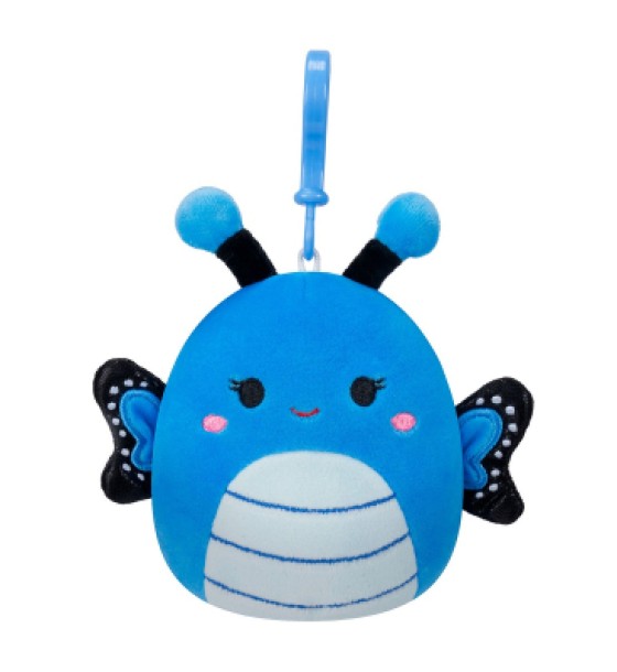 М'яка іграшка Squishmallows на кліпсі- Метелик Вейверлі 9 см (SQCP00220)