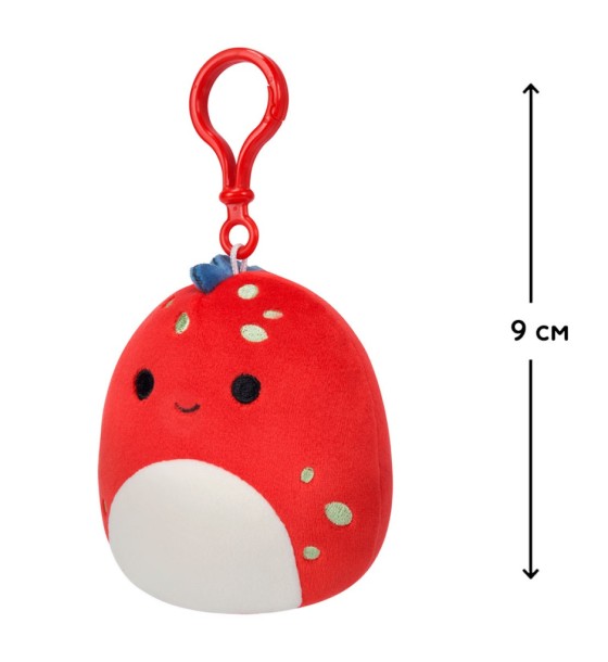 М'яка іграшка Squishmallows на кліпсі – Діно Долан 9 см (SQCP00218)