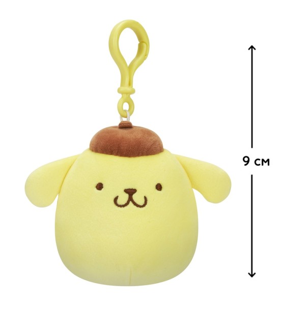 М'яка іграшка Squishmallows на кліпсі - Помпомпурін 9 см (SQSN00273)