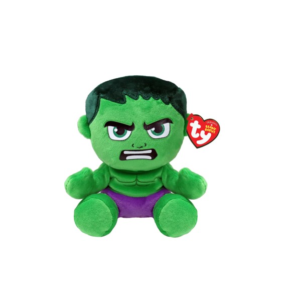 М'яка іграшка Ty Marvel Халк 15 см (44004)