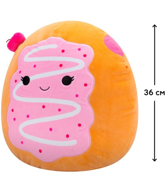 М'яка іграшка Squishmallows Вишневий пончик Перл 36 см (SQCR06742)