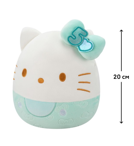 М'яка іграшка Squishmallows Хелоу Кітті у смарагдовому 20 см (SQSN00498)