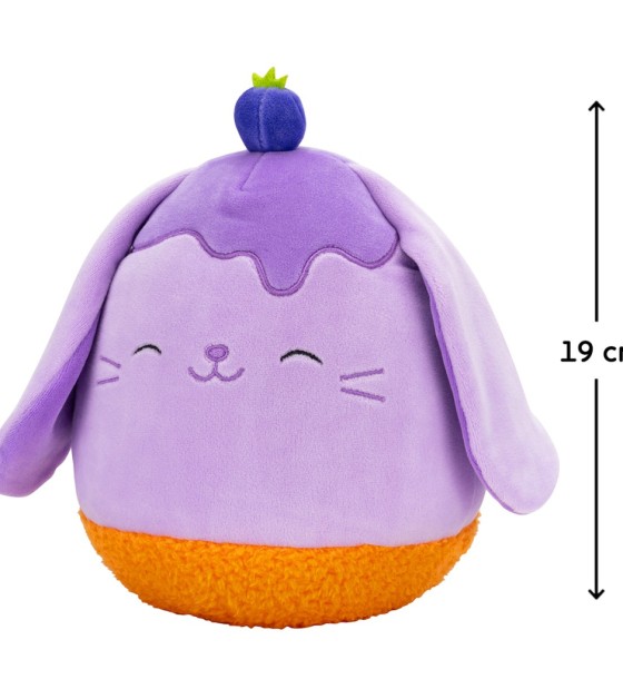 М'яка іграшка Squishmallows Чорничний кролик 19 см (SQER01208)