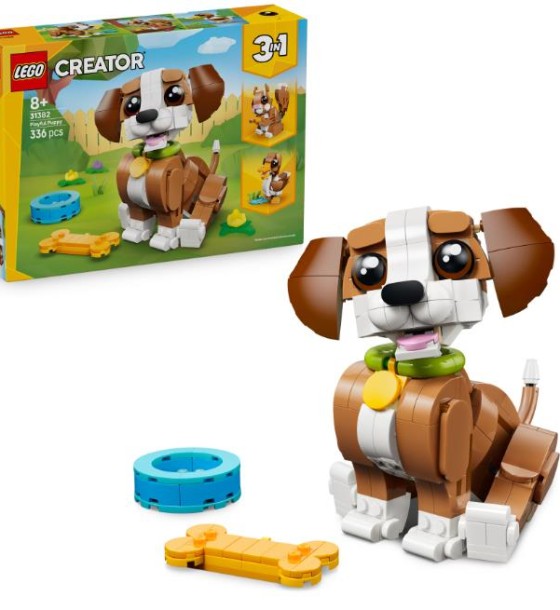 Конструктор LEGO Creator Чарівні тварини: грайливе цуценя (31382)