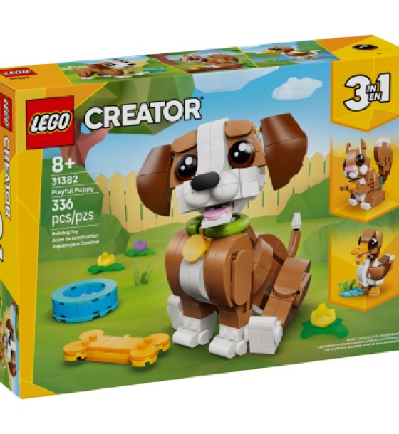 Конструктор LEGO Creator Чарівні тварини: грайливе цуценя (31382)
