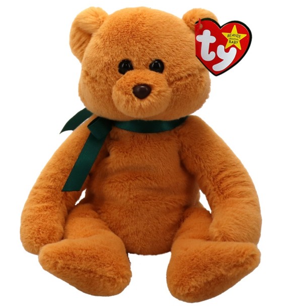 М'яка іграшка Ty Beanie Babies Коричневий ведмедик Winston 15 см (41345)