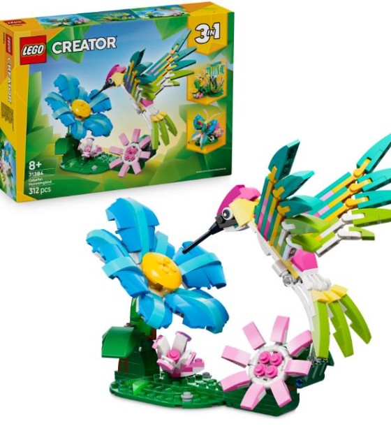 Конструктор LEGO Creator Дикі тварини: барвистий колібрі (31384)