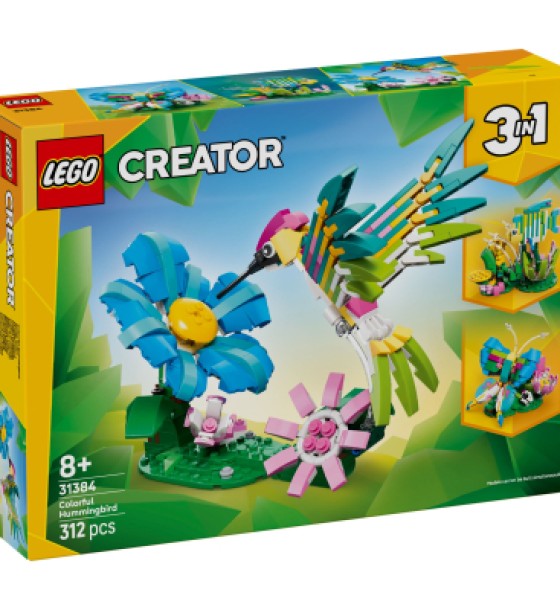 Конструктор LEGO Creator Дикі тварини: барвистий колібрі (31384)