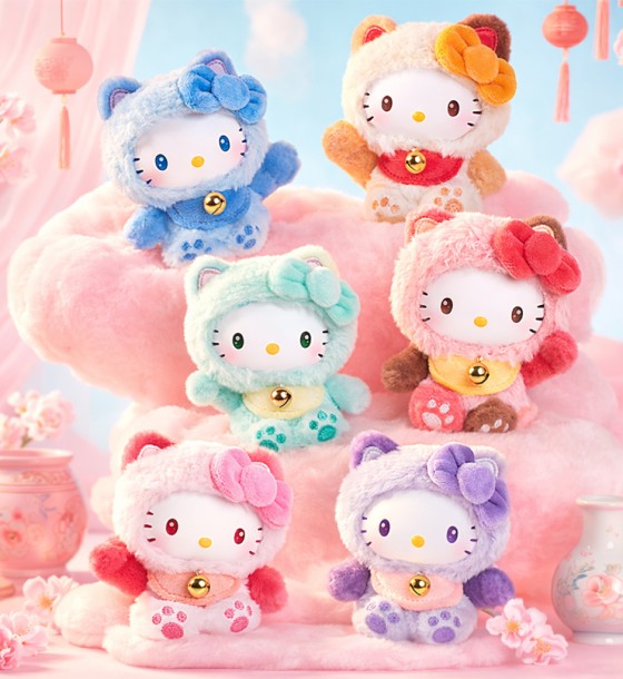 М'яка іграшка Pop Top сюрприз на кліпсі Hello Kitty Казкові бажання (25MR-017)