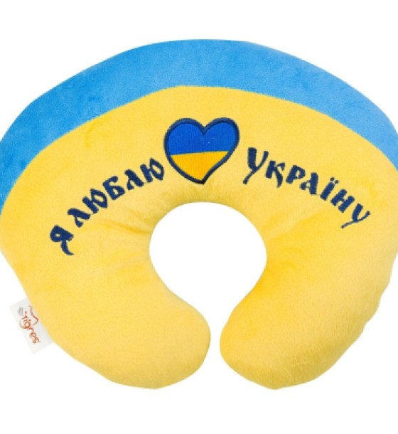 М'яка іграшка Tigres Підголовник Я люблю Україну (ПД-0122)