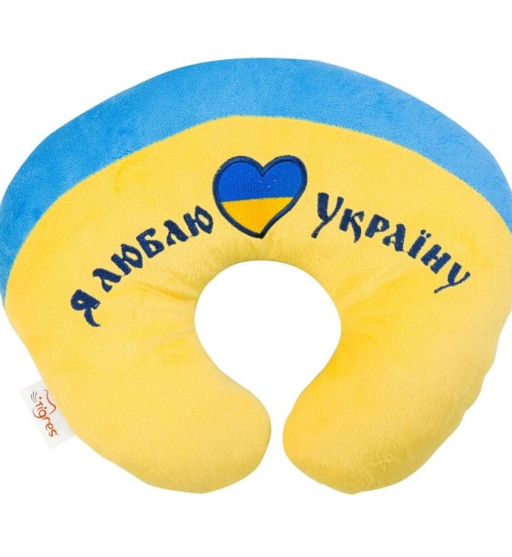 М'яка іграшка Tigres Підголовник Я люблю Україну (ПД-0122)