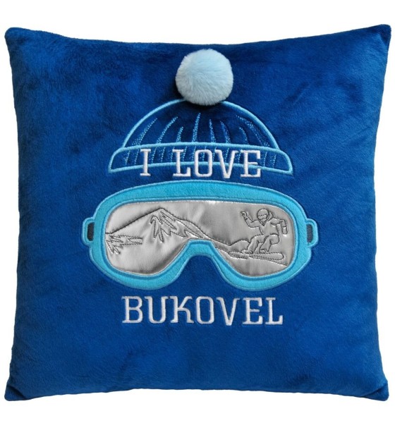 М'яка іграшка Tigres Подушка I love Bukovel (ПД-0480)