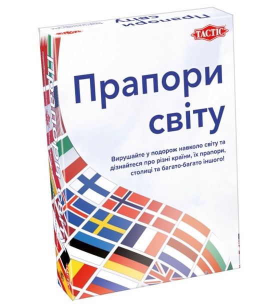 Настільна гра Tactic Прапори світу (58139)
