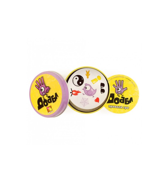 Настільна гра Аsmodee Dobble. Spot It! укр. (345/DOBB07UA)