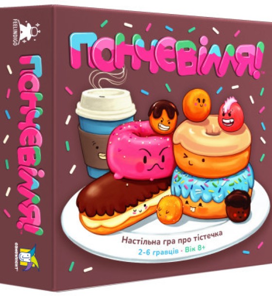 Настільна гра Feelindigo Пончевілля (Go Nuts for Donuts) (FI21038)