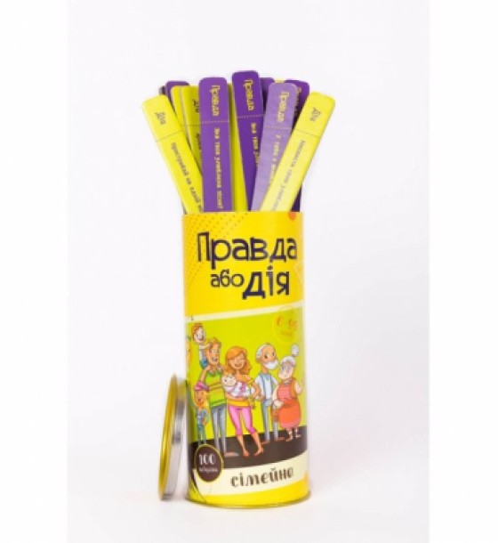 Настільна гра Fun Games Shop Правда або Дія: Сімейна, українська (FGS23)