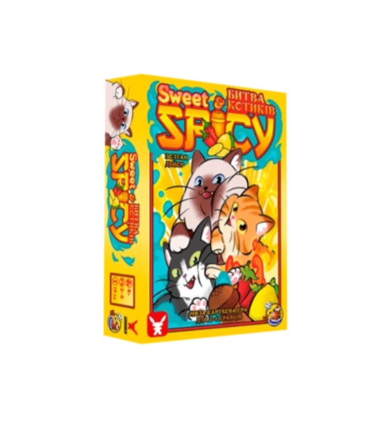 Настільна гра Geekach Games Sweet & Spicy. Битва котиків, українська (GKCH073SP)
