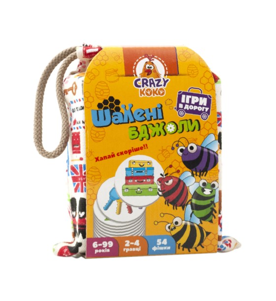 Настільна гра Vladi Toys Гра в мішечку Шалені бджоли (укр) (VT8077-15)