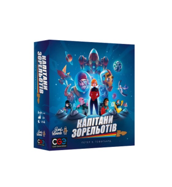 Настільна гра Lords of Boards Капітани Зорельотів (Starship Captains) (LOB2210UA)