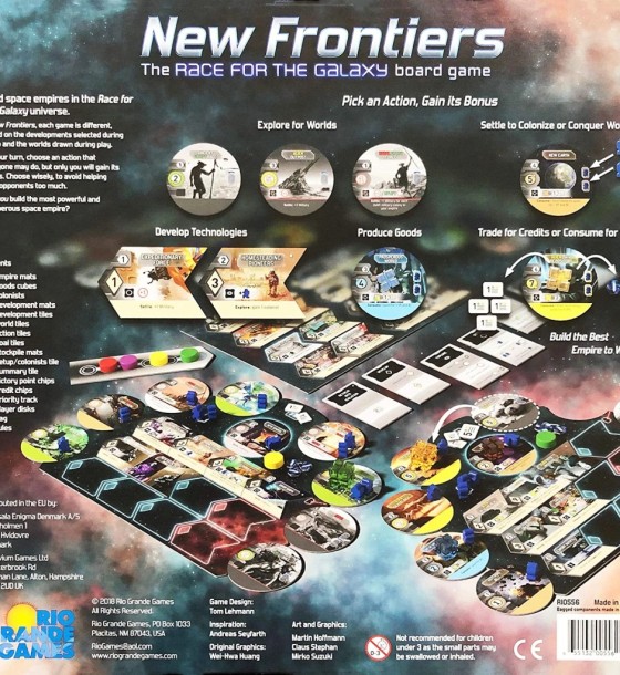 Настільна гра Rio Grande Games Race for the Galaxy: New Frontiers (Боротьба за галактику: Нові рубежі) (6501158)