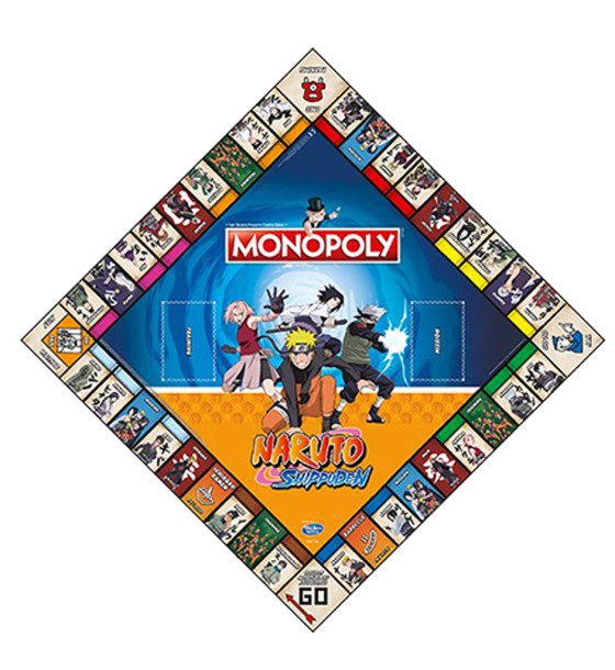 Настільна гра Winning Moves Naruto Monopoly (WM00167-EN1-6)