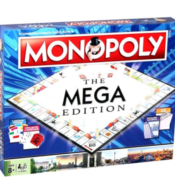Настільна гра Winning Moves The Mega Edition Monopoly (2459)