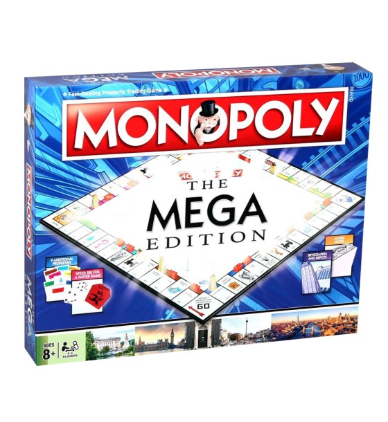 Настільна гра Winning Moves The Mega Edition Monopoly (2459)