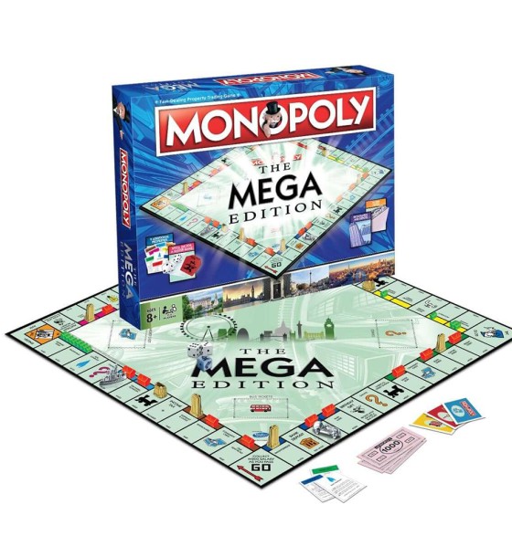 Настільна гра Winning Moves The Mega Edition Monopoly (2459)