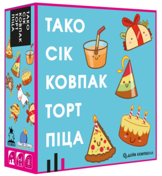 Настільна гра Feelindigo Тако Сік Ковпак Торт Піца (FI22050)